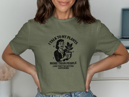 I Talk to My Plants More Than People T-shirt product type