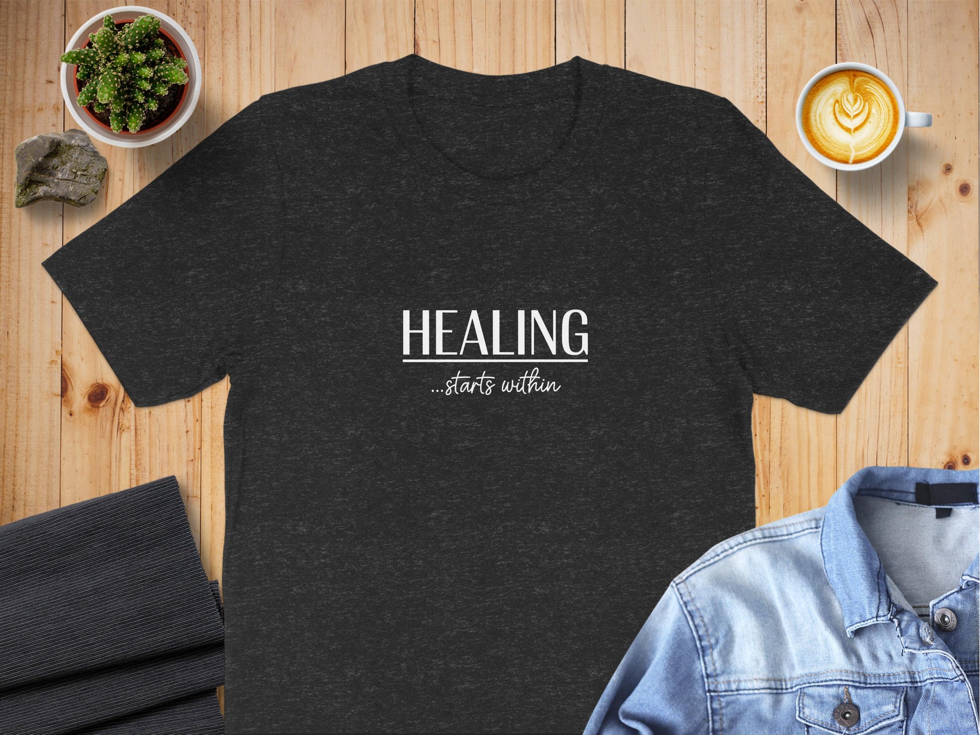 Healing Starts Within Motivational T-Shirt product type