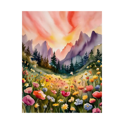 Flowering Meadow Poster