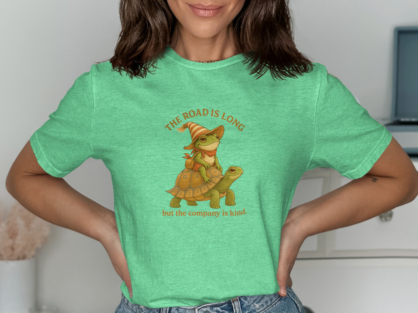 The Road Is Long But The Company Is Kind T-shirt product