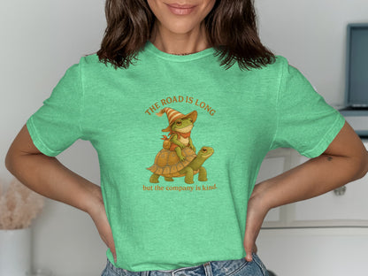 The Road Is Long But The Company Is Kind T-shirt product