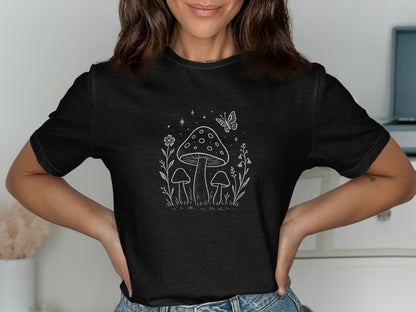 Whimsical Nature Inspired Mushroom T-Shirt product type