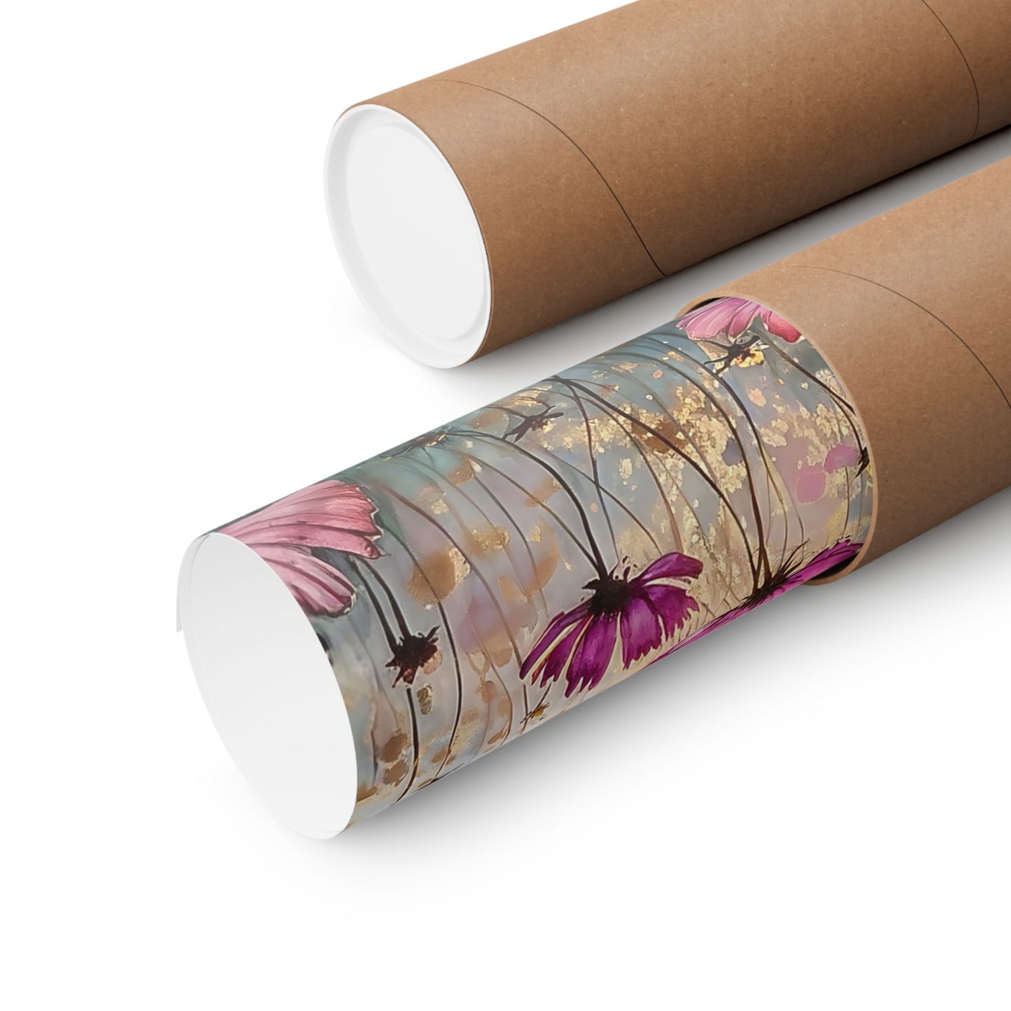 Fields Of Purple Flowers Poster