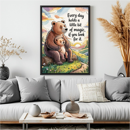 Everyday Magic Printable Bear Hug Wall Art
