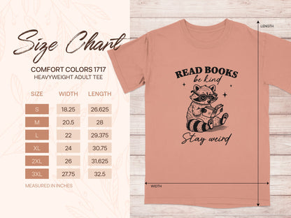 Read Books Be Kind Stay Weird Adult Tee product