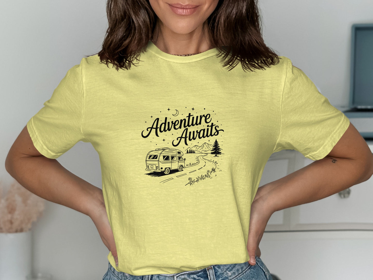 Adventure Awaits Vintage Style T-shirt product