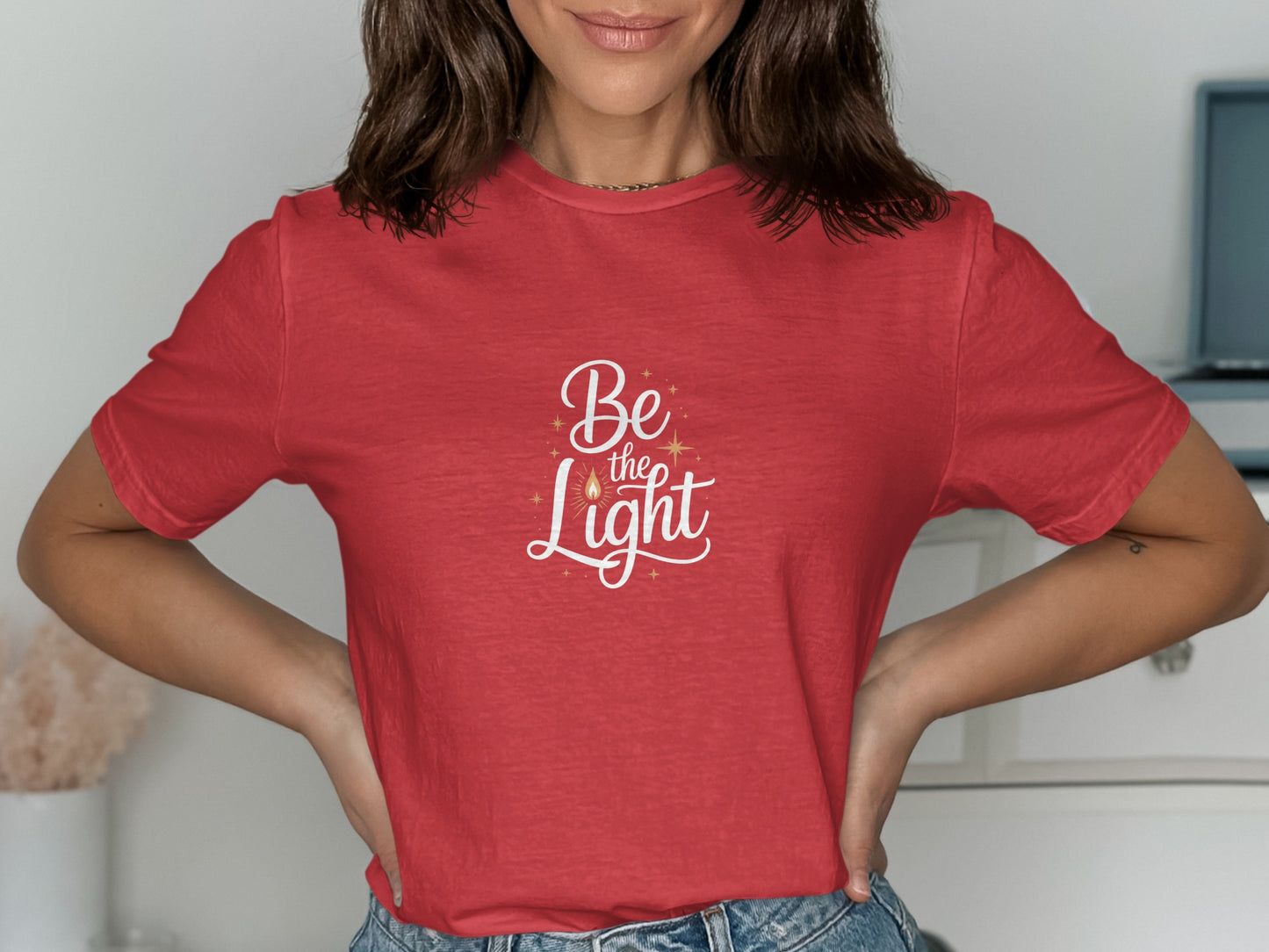 Be the Light Inspirational Graphic Tee product