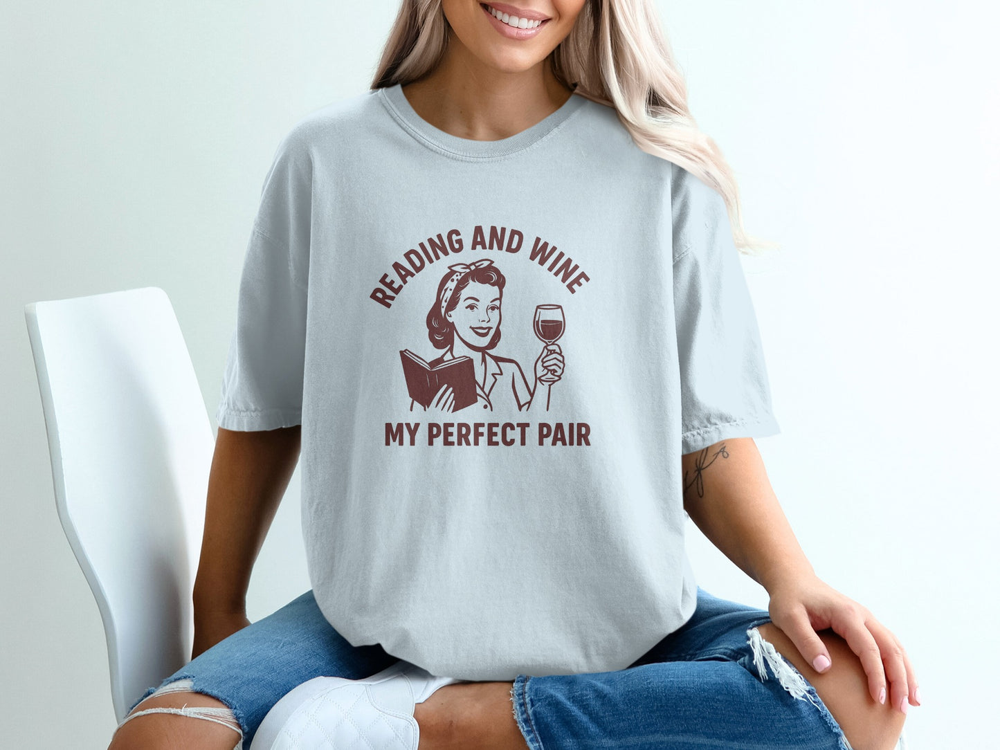 Reading And Wine My Perfect Pair T-shirt product type