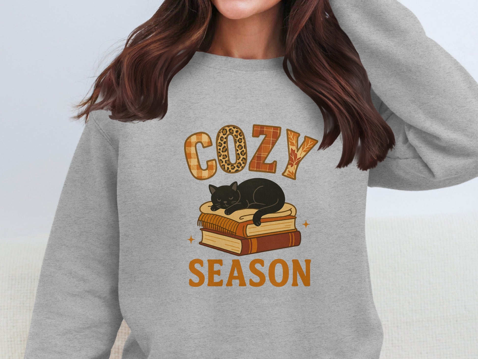 Cozy Season Oversized Graphic Sweatshirt