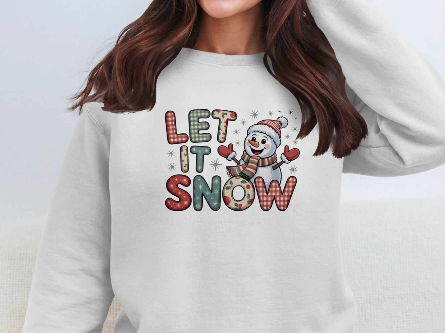 Let It Snow Snowman Graphic Long Sleeve Product