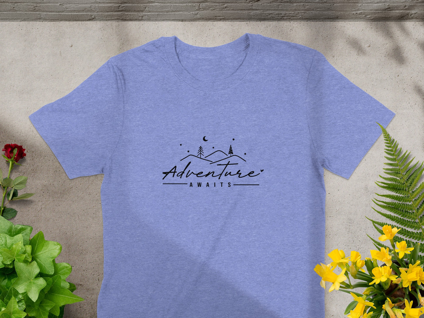 Adventure Awaits Graphic Men's T-shirt Casual Tee Product