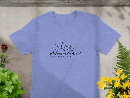Adventure Awaits Graphic Men's T-shirt Casual Tee Product