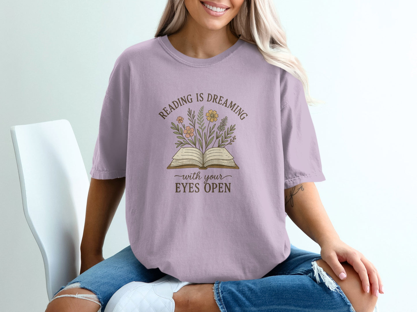Reading is Dreaming With Your Eyes Open T-Shirt product