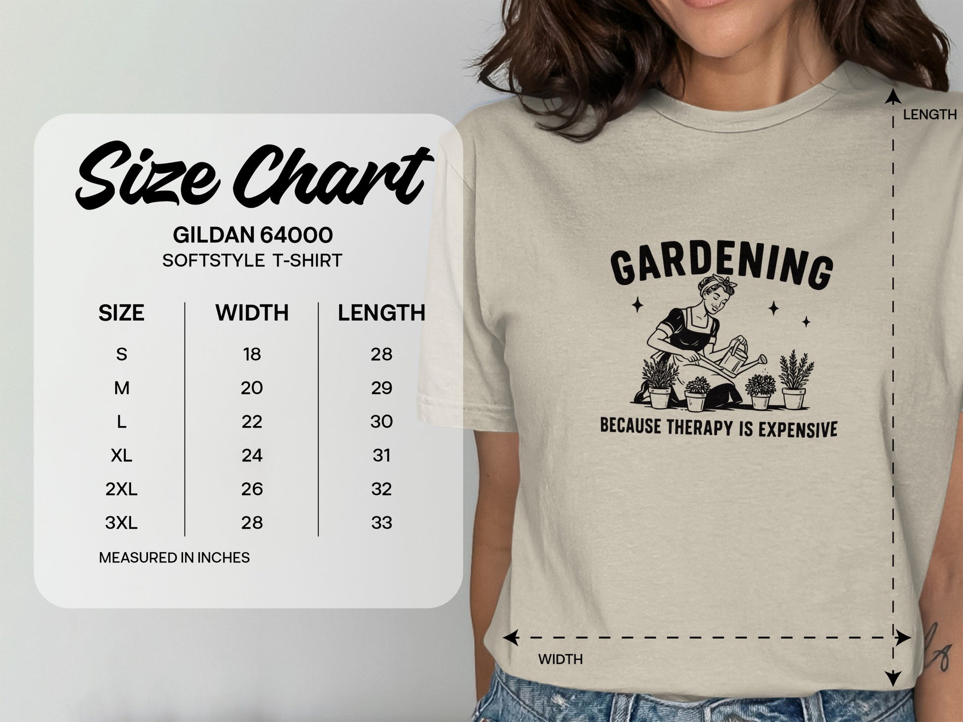 Gardening Because Therapy Is Expensive T-Shirt