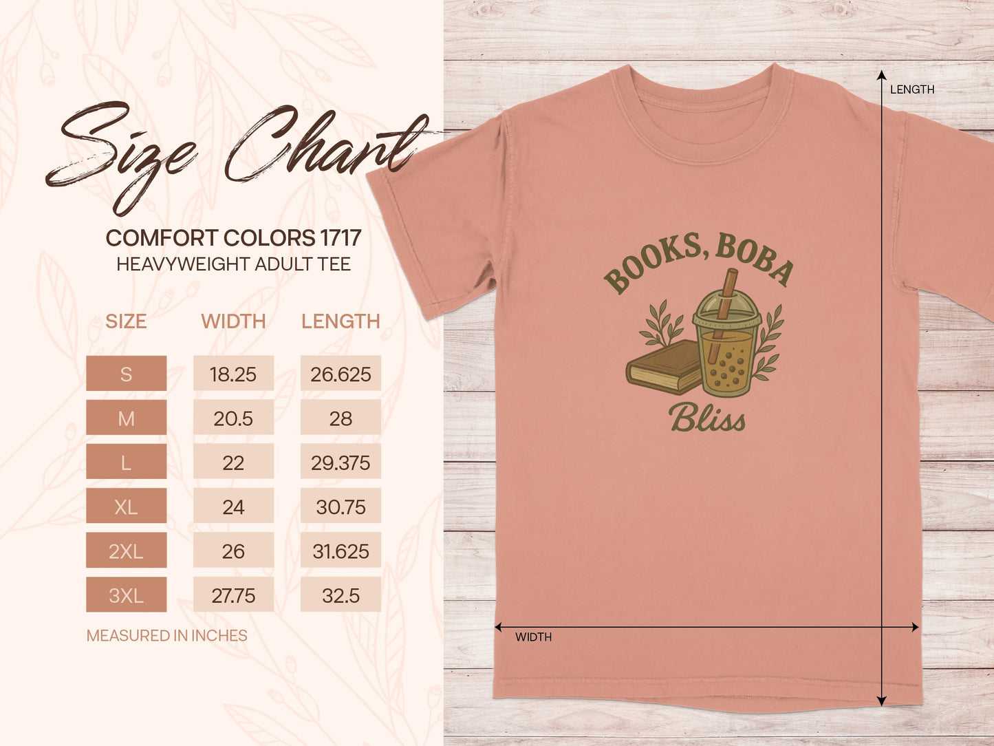 Books Boba Bliss Graphic T-Shirt adult tee product type