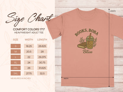 Books Boba Bliss Graphic T-Shirt adult tee product type