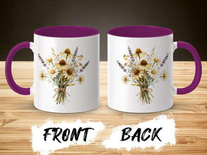 Beautiful Flower Bouquet on White Ceramic Coffee Mug product