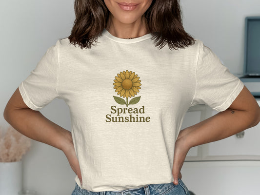 Spread Sunshine Sunflower Graphic Tee Shirt product type