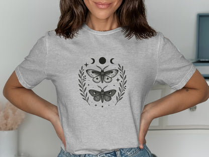 Mystical Moth Graphic Print Women's T-Shirt Product
