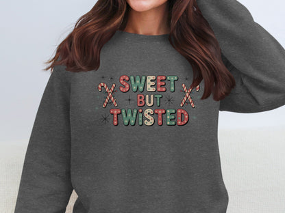 Sweet But Twisted Graphic Sweatshirt for Fun Style