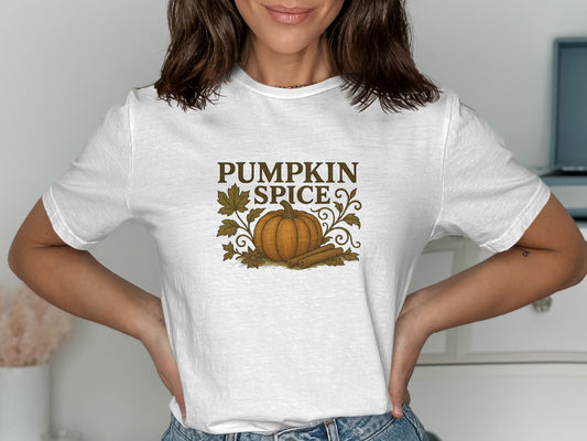 Pumpkin Spice Graphic Fashion Tee Top Clothing product