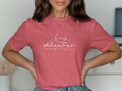 Adventure Awaits Graphic Tee Shirt product