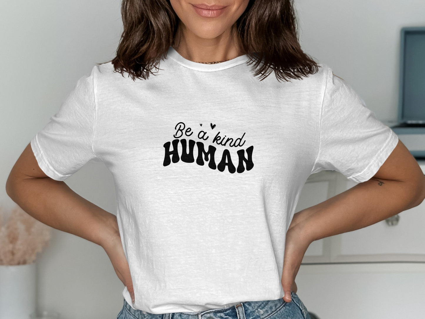 Be a Kind Human Graphic Tee Shirt Product