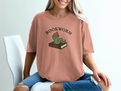 Bookworm Graphic Tee Fun Reading Enthusiast Product