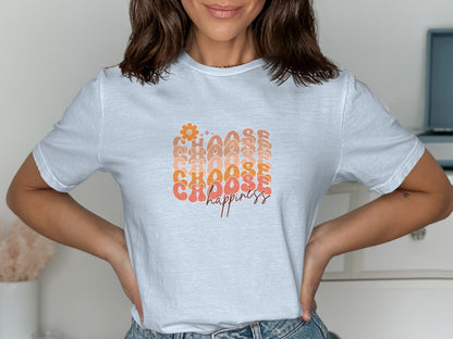 Choose Happiness Graphic Tee shirt product