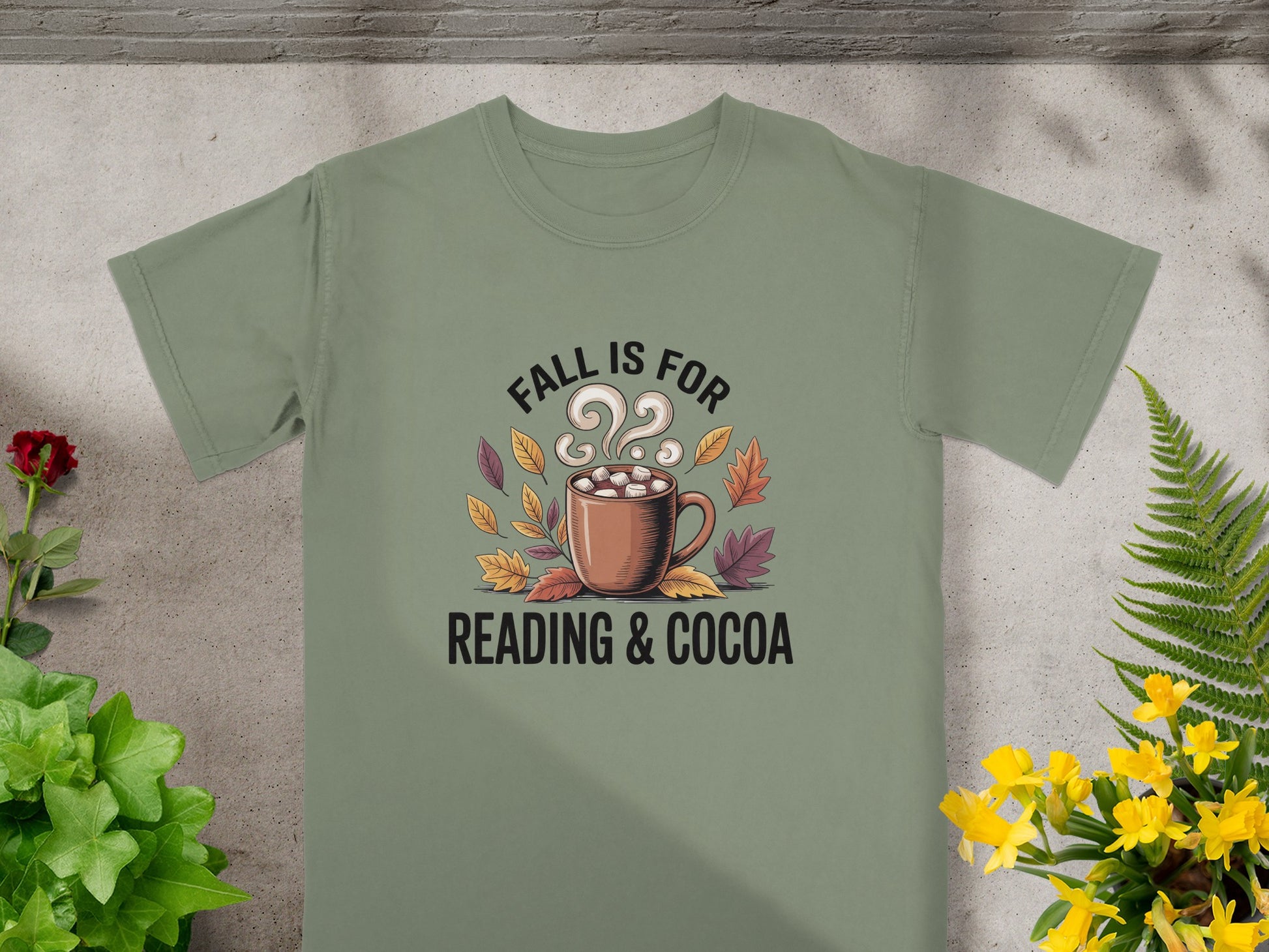 Fall Is for Reading and Cocoa T-shirt product