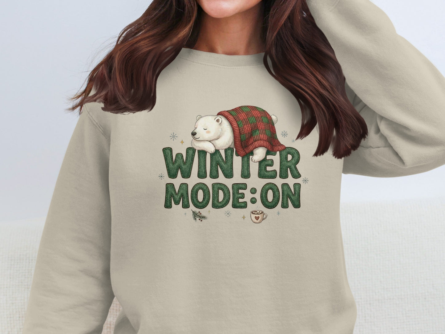 Winter Mode On Cute Polar Bear Sweater product