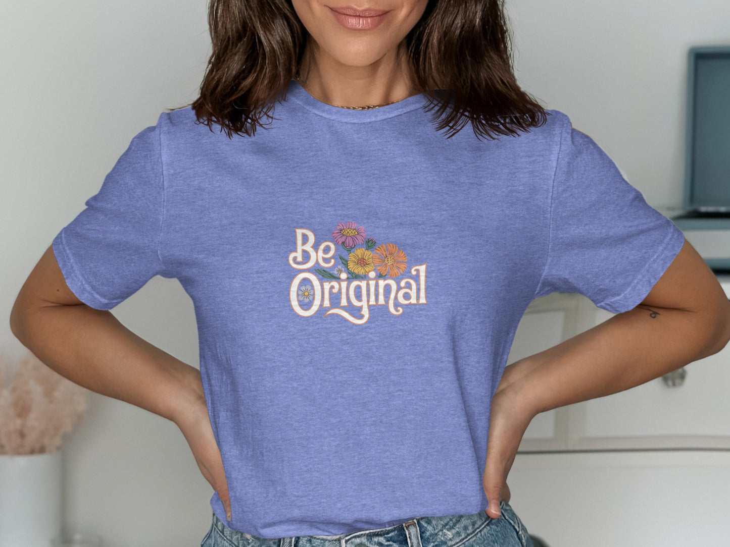 Be Original Flower Graphic Printed T-shirt product
