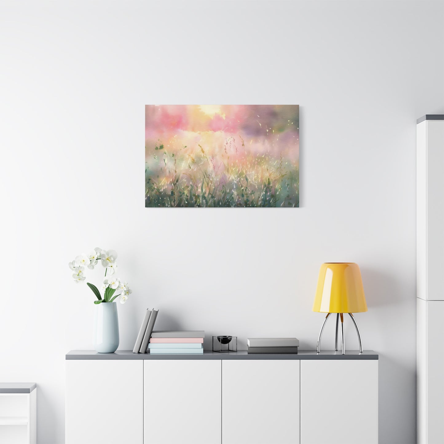 Wild Garden at Sunrise Canvas