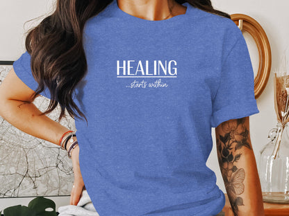 Healing Starts Within Graphic Tee product