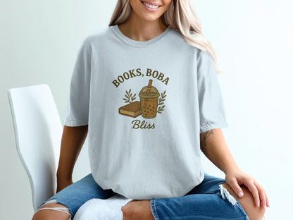 Books Boba Bliss Graphic T Shirt Relaxed Fit Top product type
