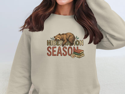Hibernation Season Bear Graphic Sweatshirt Product
