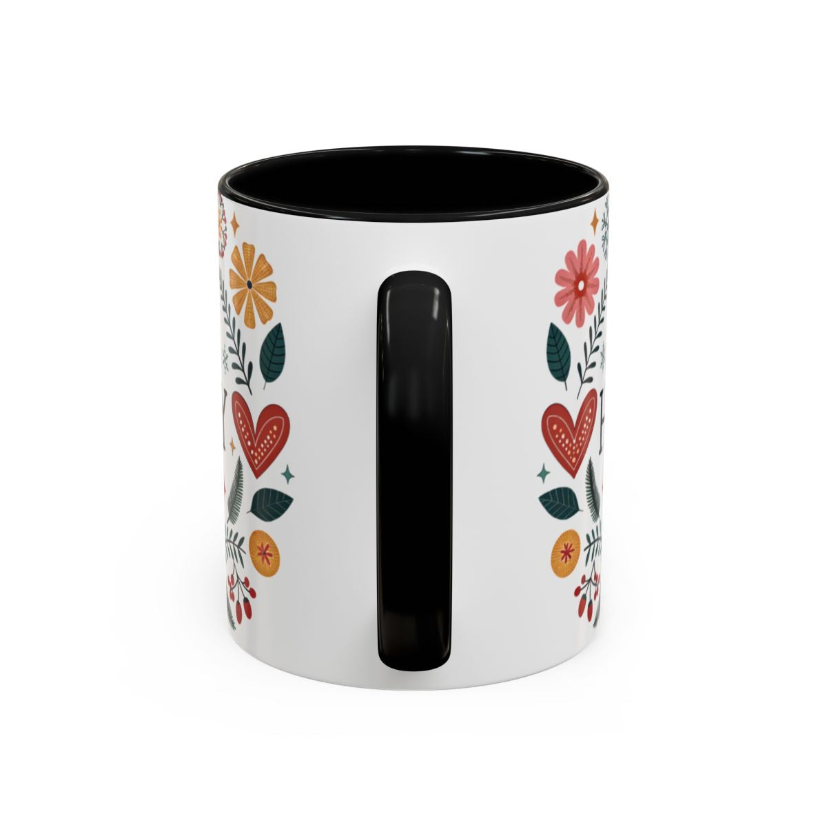 Colorful Floral Pattern Mug for Coffee Lovers
