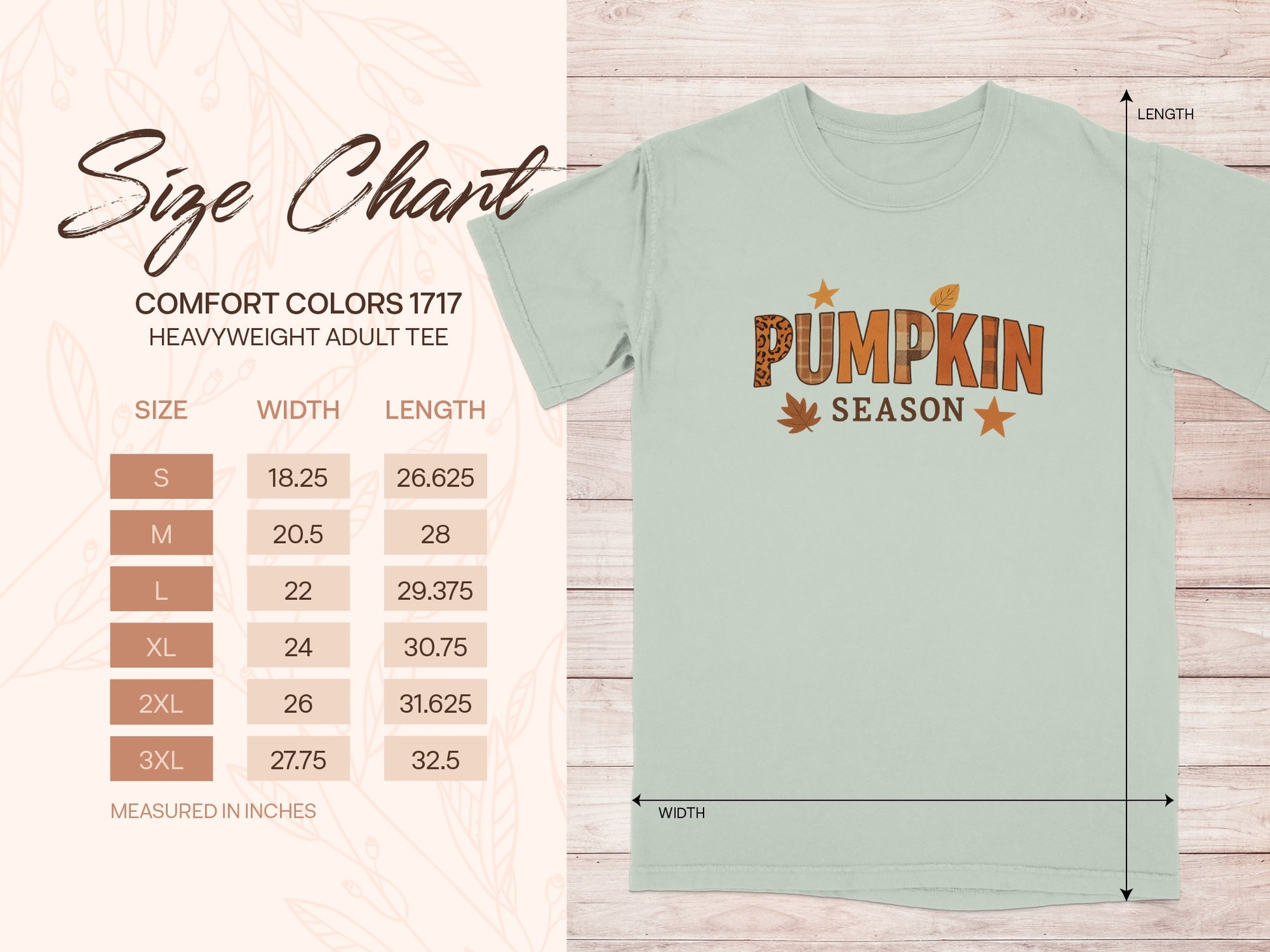 Pumpkin Season Comfort Colors 1717 Adult Tee product