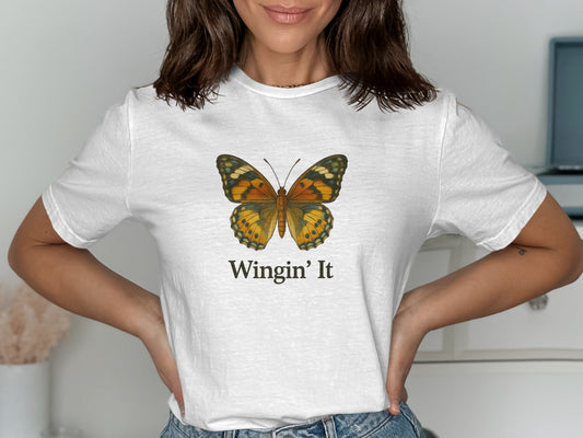 Wingin' It Butterfly Graphic Tee shirt product type