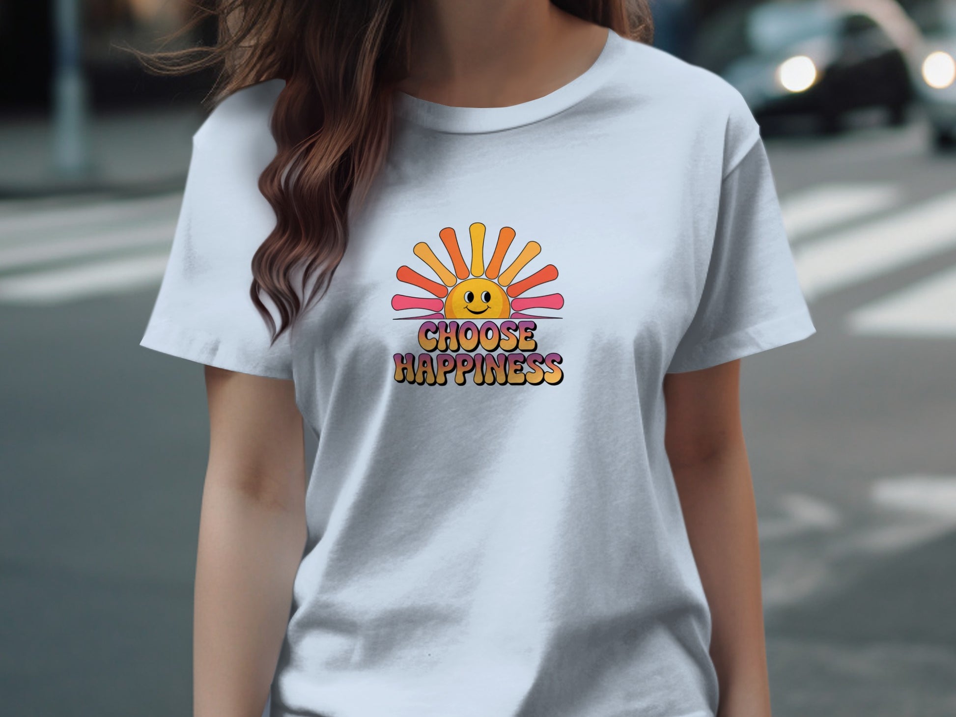Choose Happiness Graphic Tee Casual Wear product type
