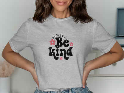 Always Be Kind Floral Graphic T-Shirt product type