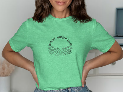 Wander Wonder Grow Printed Graphic T-Shirt product