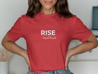 Rise Beyond the Past Red Statement T-Shirt product type