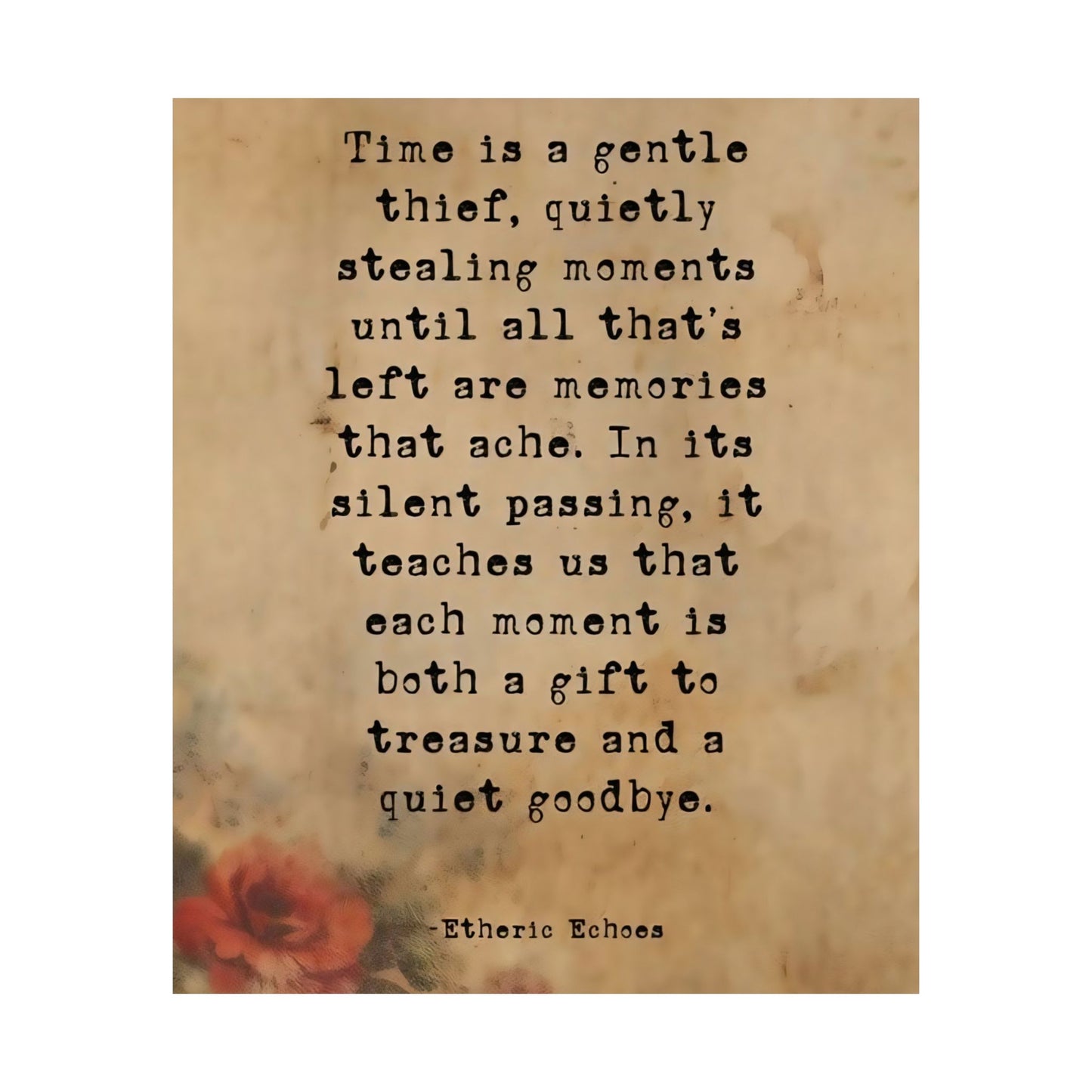 Every Moment Is A Gift Poster