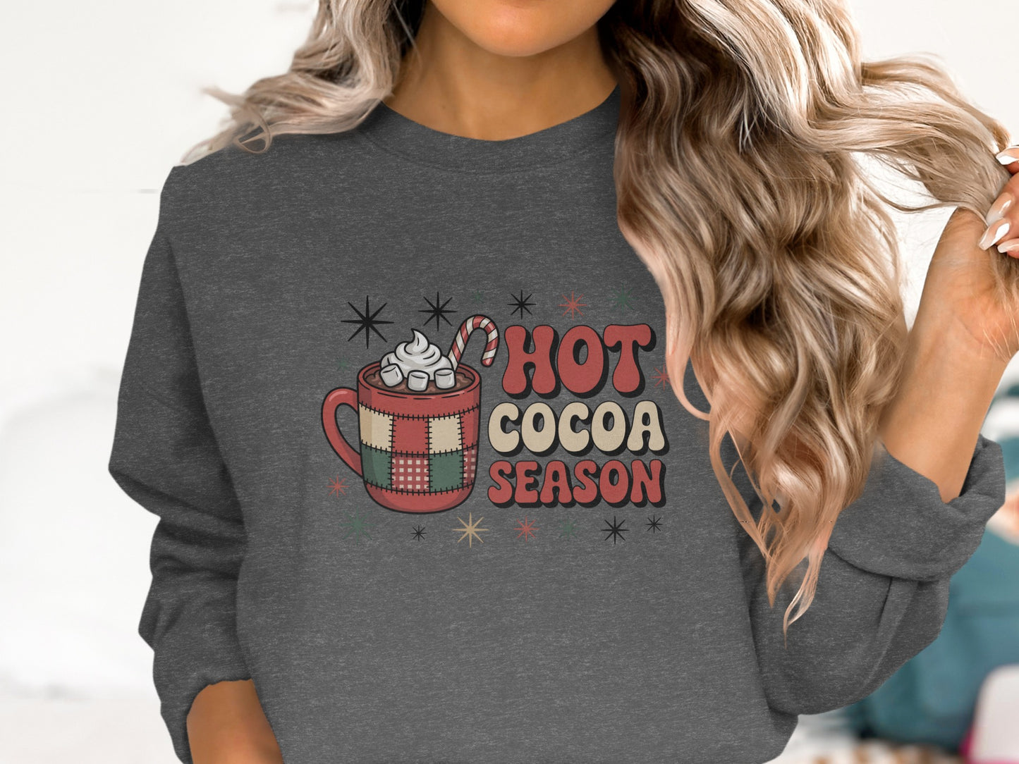 Hot Cocoa Season Graphic Sweatshirt Product