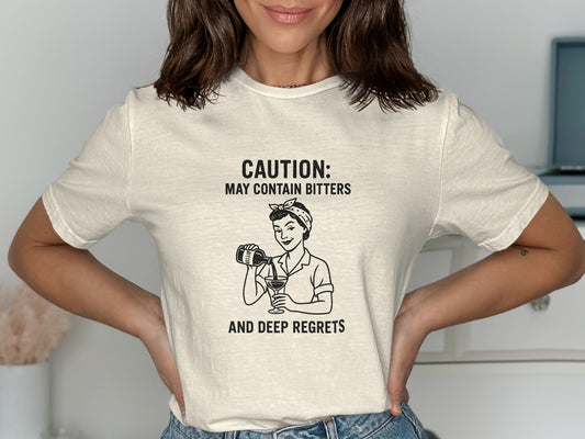 Caution May Contain Bitters And Deep Regrets product type