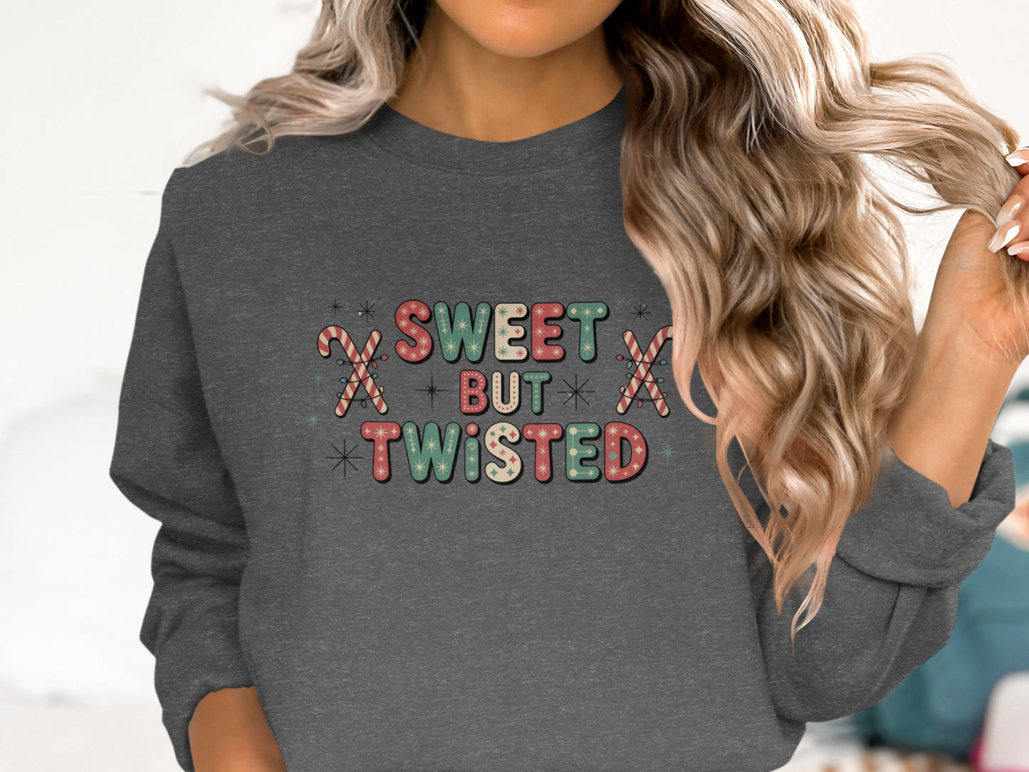 Sweet But Twisted Graphic Sweatshirt
