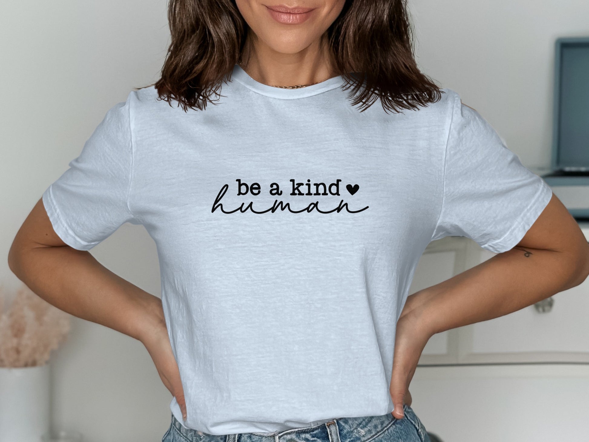 Be a Kind Human Inspirational T Shirt product