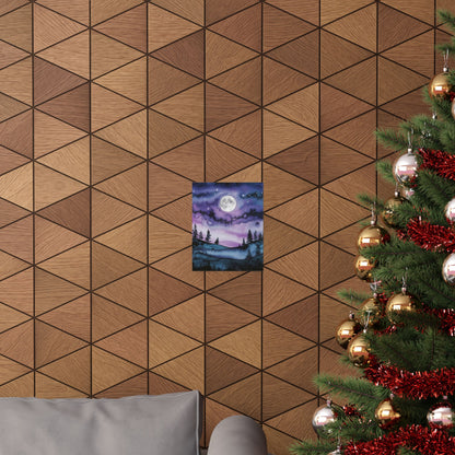 Full Moon Night Sky Poster