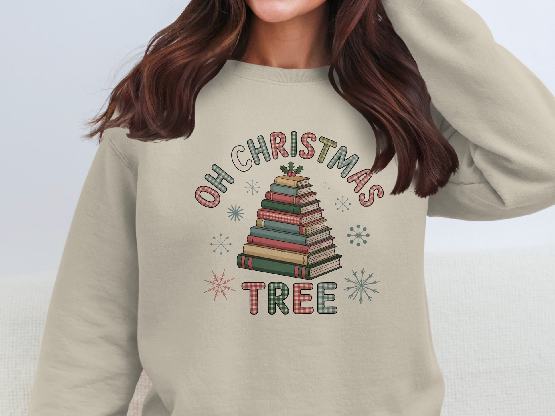 Cute Graphic Oh Christmas Tree Sweatshirt